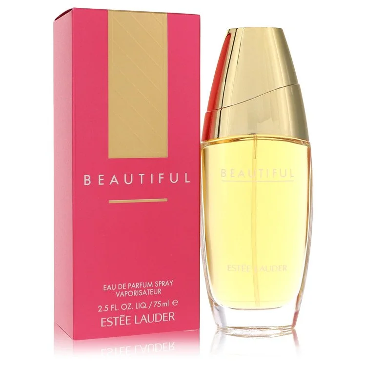 Estée Lauder Beautiful perfume bottle and packaging on a white background