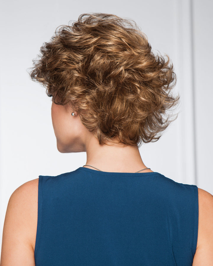 Gabor Belle Softly Curled Layered Flexlite Fiber Wig with Comfort Band