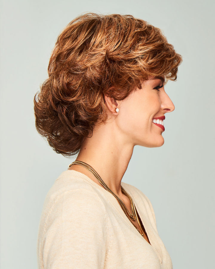 Fortune Wavy Collar-Length Wig by Gabor with Flexlite Fiber