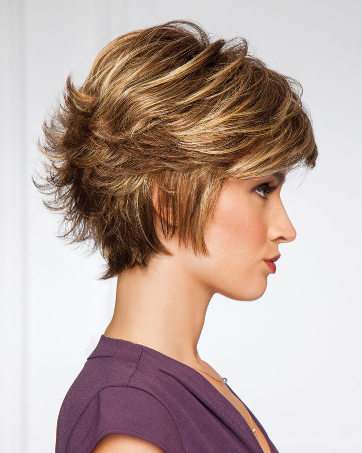 Gala Luxury Wig: Undetectable Lace Front, Hand-Tied Top, Kanekalon Flexlite Fiber