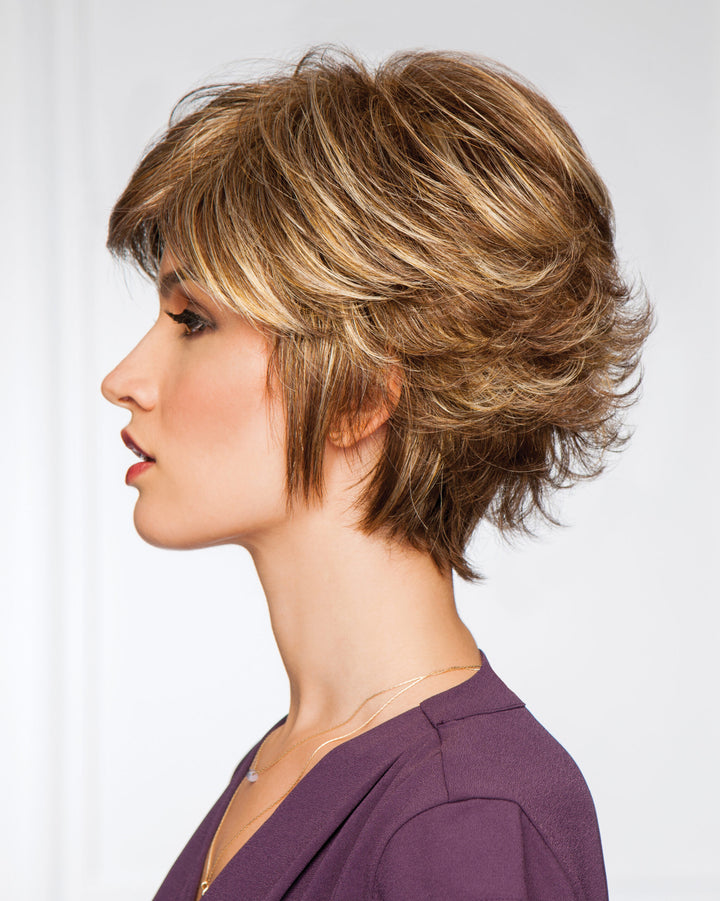 Gala Luxury Wig: Undetectable Lace Front, Hand-Tied Top, Kanekalon Flexlite Fiber