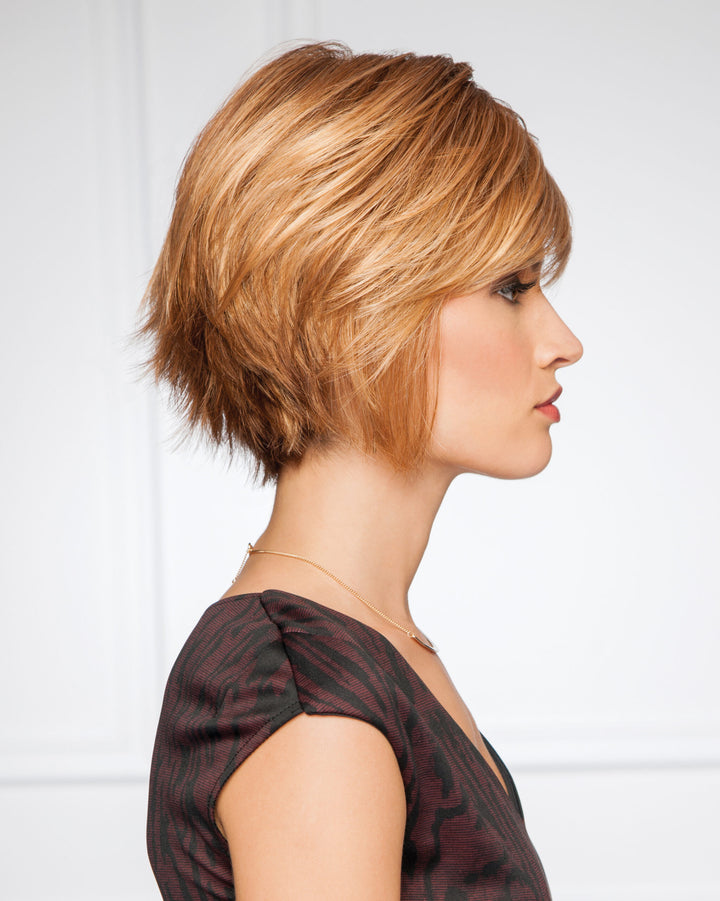 Gabor Innuendo Short Layered Bob Wig: Sleek Style with Flexlite Fiber