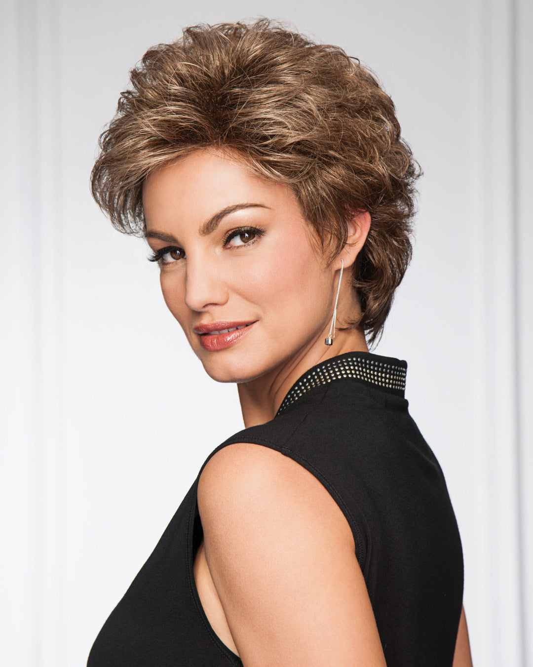 Gabor Instinct Short Shag Wig: Lightweight Flexlite Fiber, Velvet Comfort Band