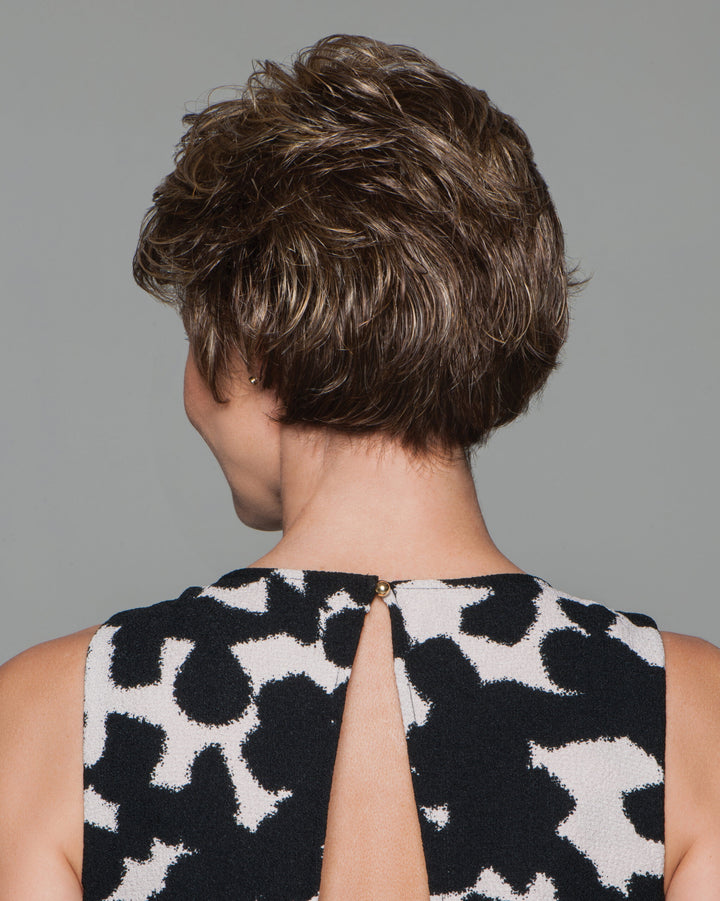 Perk Short Textured Synthetic Wig: Styleable Kanekalon Fiber, Ultimate Comfort