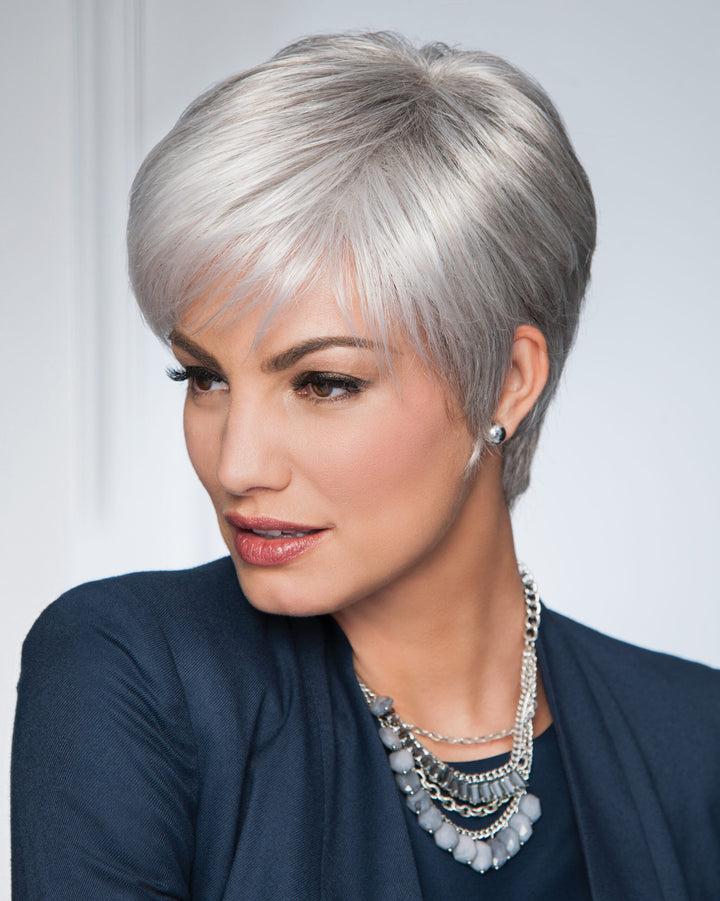 Gabor Renew Precision Tapered Boy Cut Synthetic Wig with Layered Fringe