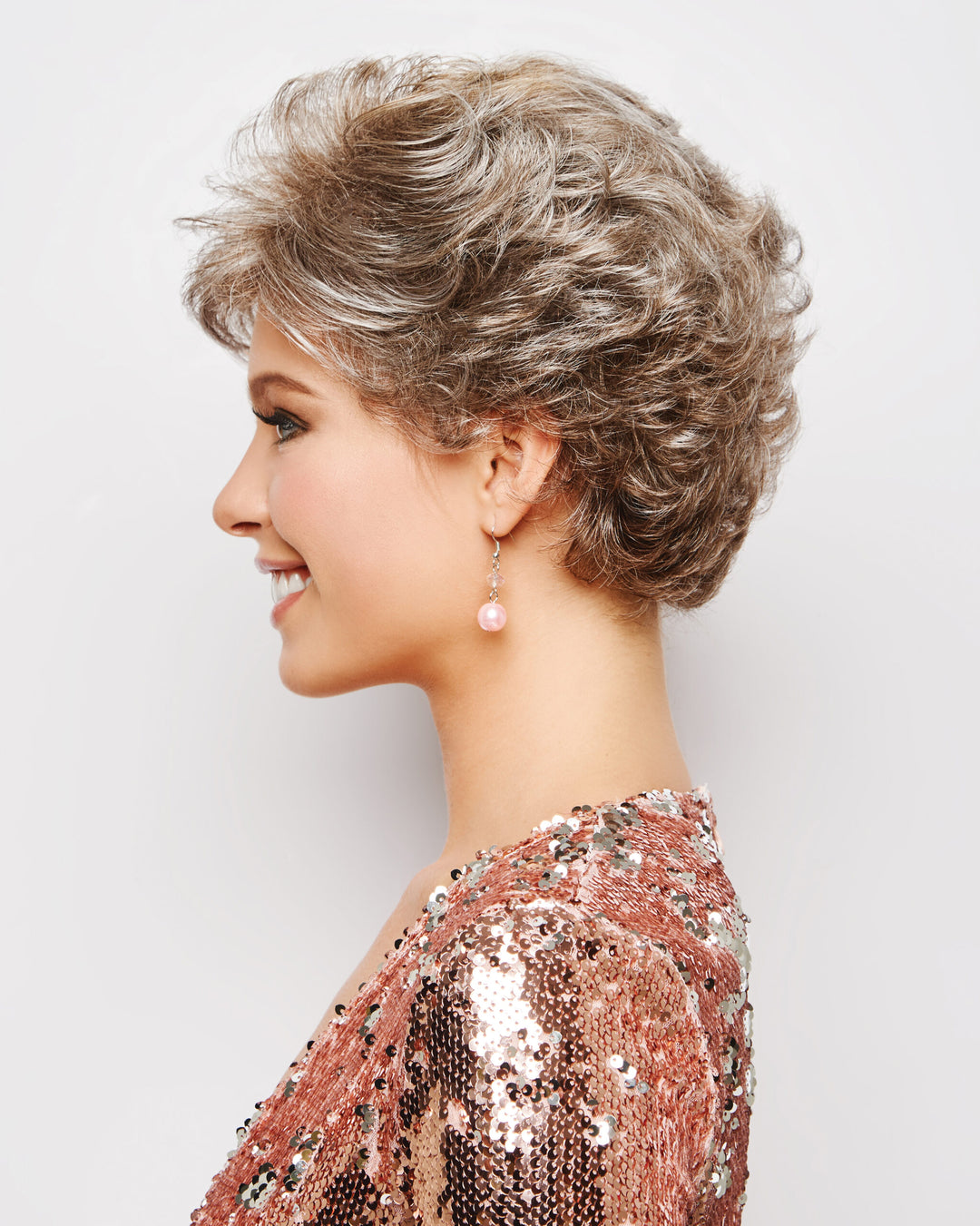 Resolve Layered Synthetic Wig: Easy-Care Retro Fluffy Style for Women