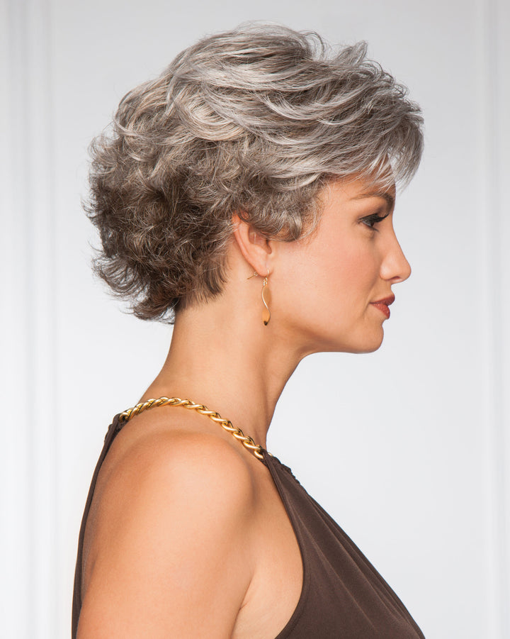 Resolve Layered Synthetic Wig: Easy-Care Retro Fluffy Style for Women