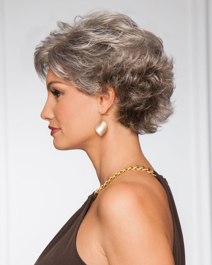 Resolve Layered Synthetic Wig: Easy-Care Retro Fluffy Style for Women