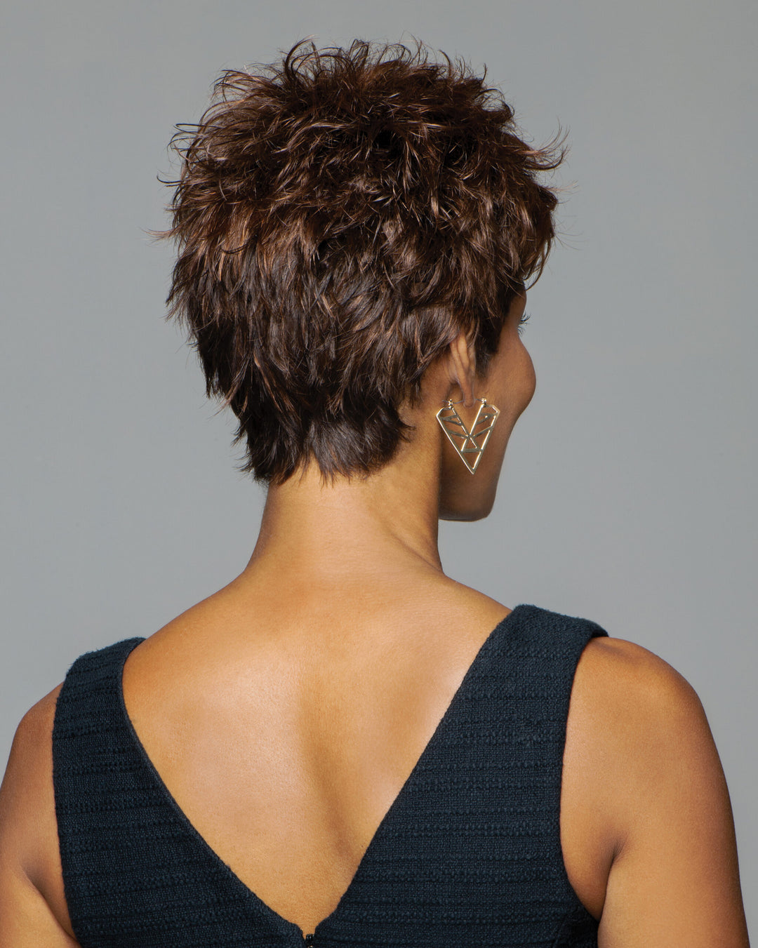 Gabor Zest Short Layered Pixie Cut Wig, Heat-Friendly Flexlite Fiber
