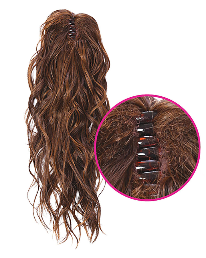 18″ Simply Curly Claw Clip Pony  by Hairdo