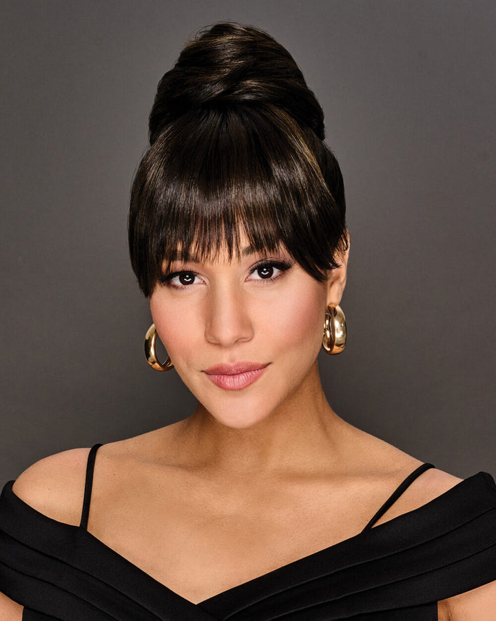 Trendy Fringe & Bun by Hairdo