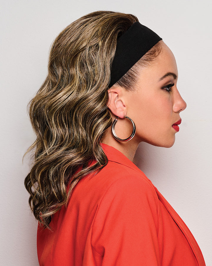 18″ Wavy Waves Headband Wig by Kim Kimble