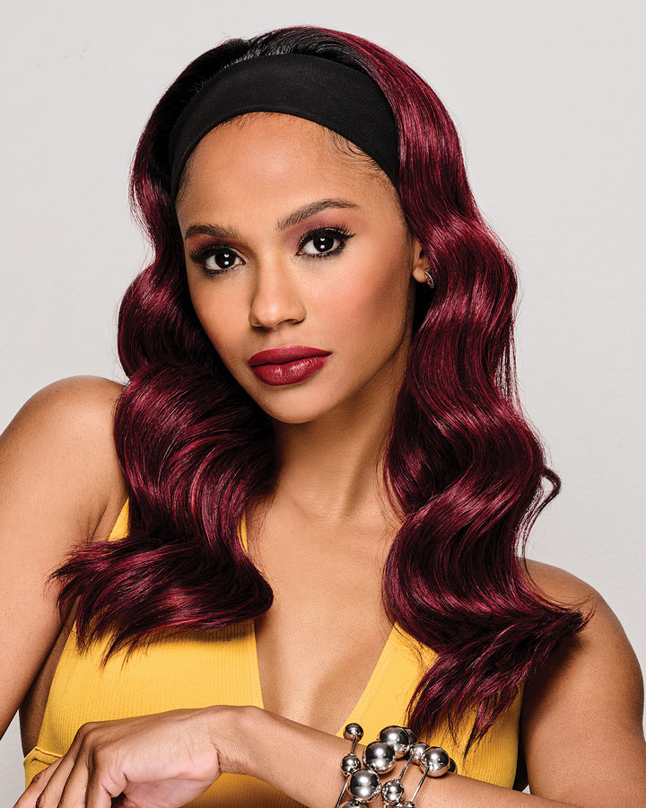 20″ Wavy Waves Headband Wig by Kim Kimble