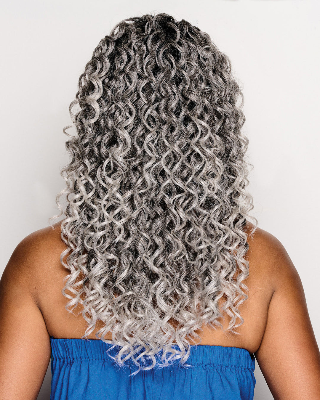 26″ Long Curled Headband Wig by Kim Kimble
