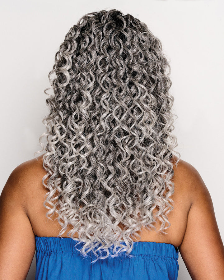 26″ Long Curled Headband Wig by Kim Kimble